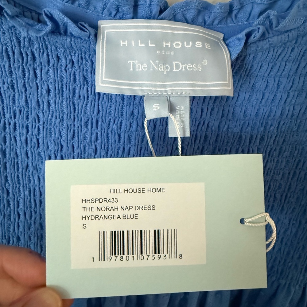 Hill House Mini Dress in Sky Blue - Picture 4 of 4